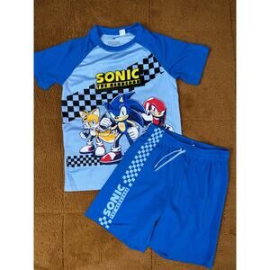 H&M Sonic the Hedgehog Boys 2-Piece Outfit Set Size 8/10 – T-Shirt & Shorts